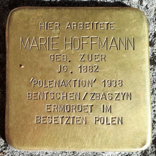 Stolperstein für Marie Hoffmann