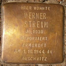 Stolperstein dedicated to Werner Streim