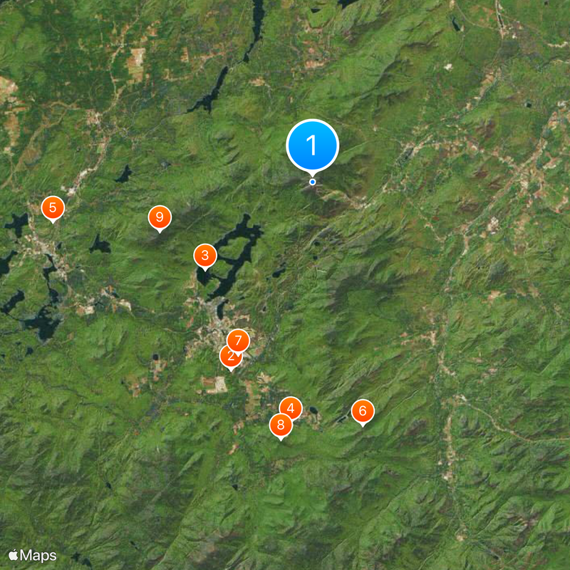 Whiteface Mountain Carte