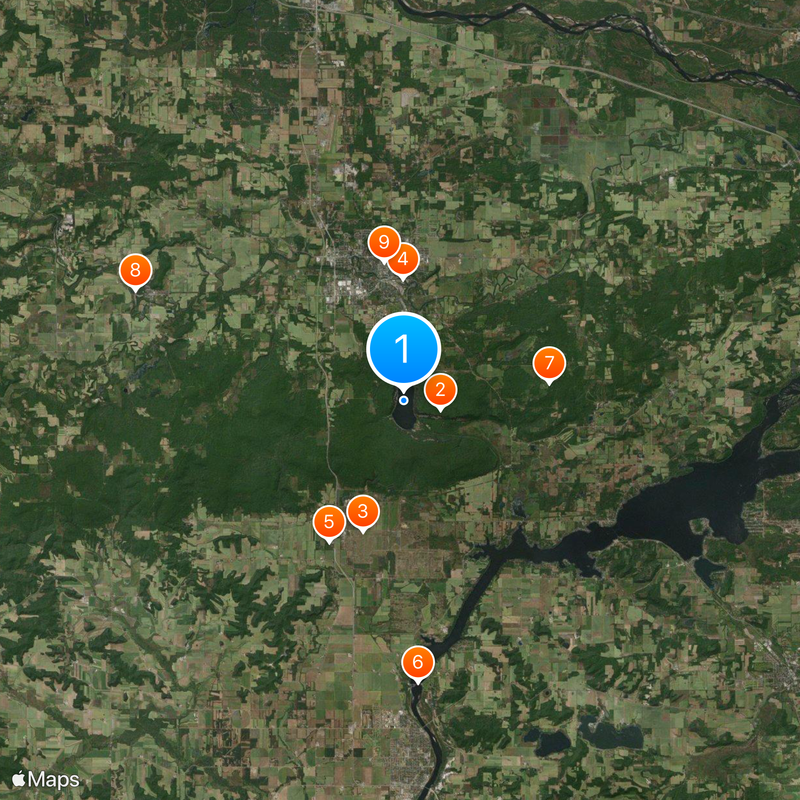 Devil's Lake Map