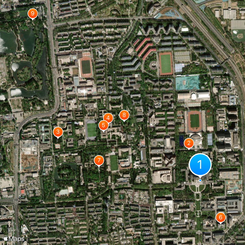 Tsinghua University Map