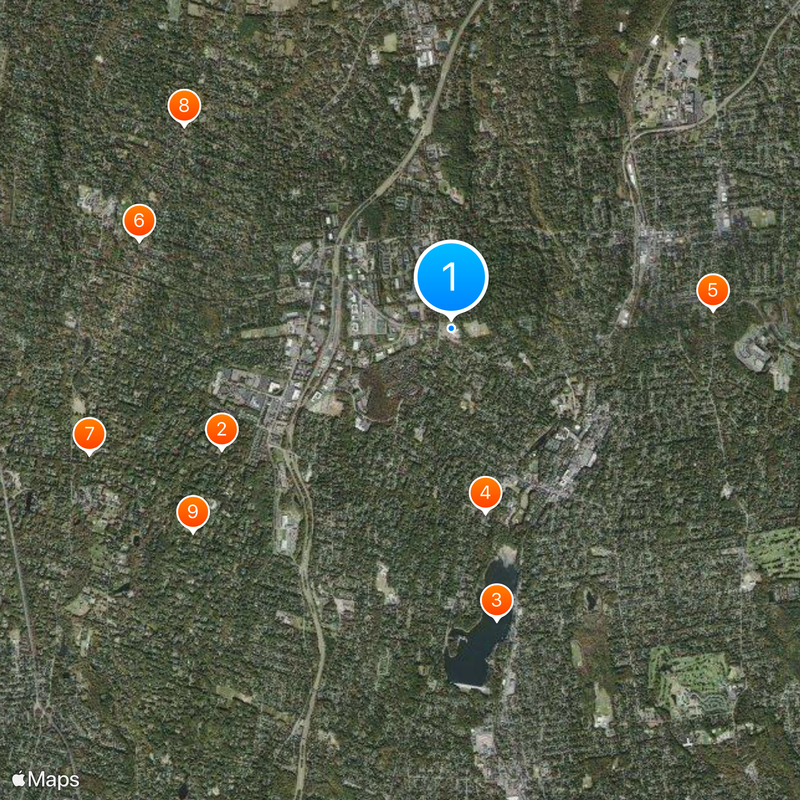 Pascack Hills High School Map