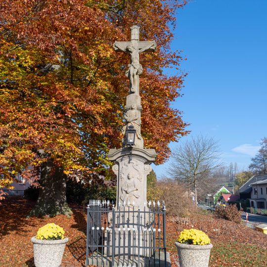 Wayside cross in Lukavice
