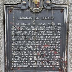 Battle of Legazpi historical marker