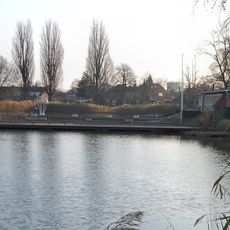 Pompgebouwtje bij zwemvijver "Tuindorp"