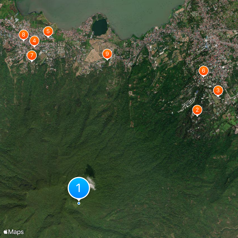 Mount Makiling Map