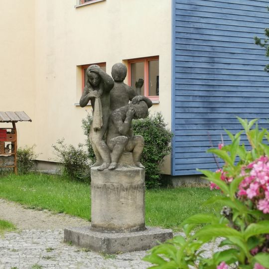 Brunnenfiguren Badende Kinder, Junghansstraße, Dresden