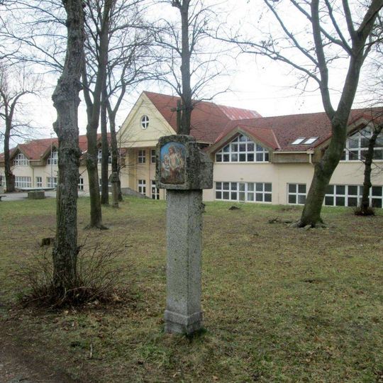 Boží muka na křížové cestě Nalžovské Hory - 10. zastavení