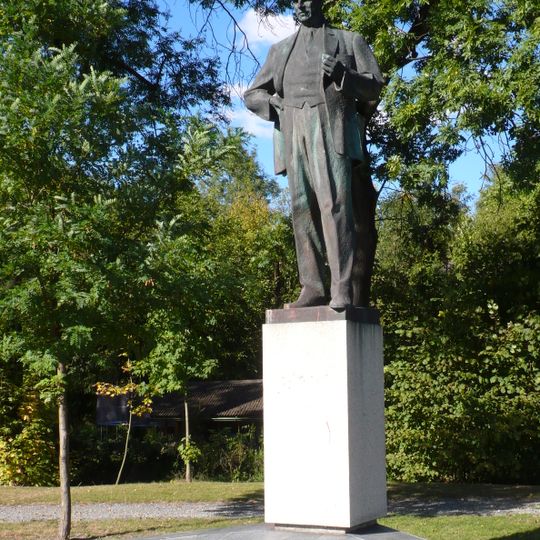 Statue of Antonín Zápotocký in Zákolany