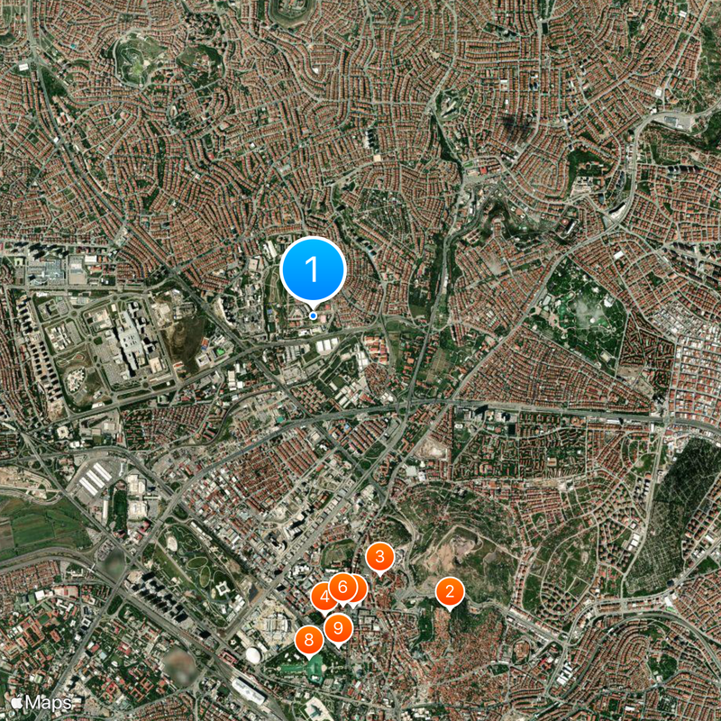 Gülhane Training and Research Hospital Map
