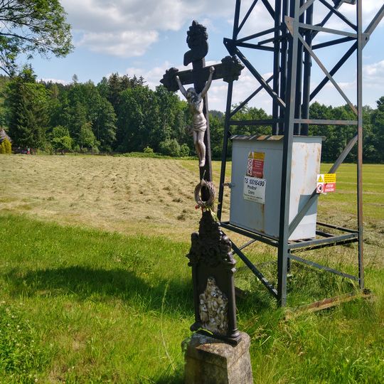 Kříž v Předboři u transformátoru