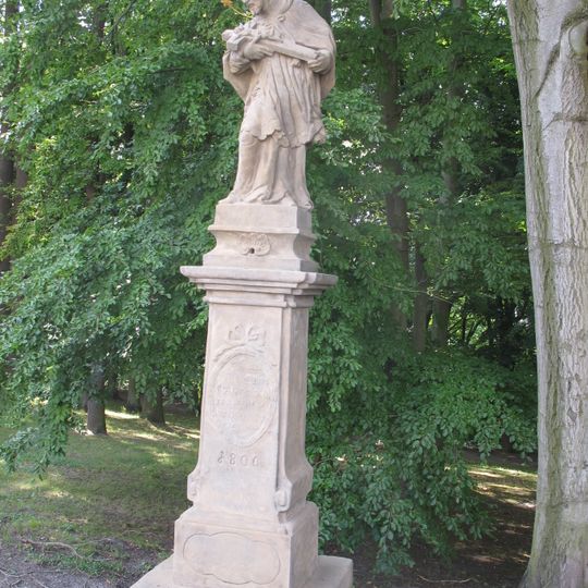 Statue of John of Nepomuk in Rývovy sady