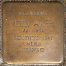 Stolperstein dedicated to Lotti Adler