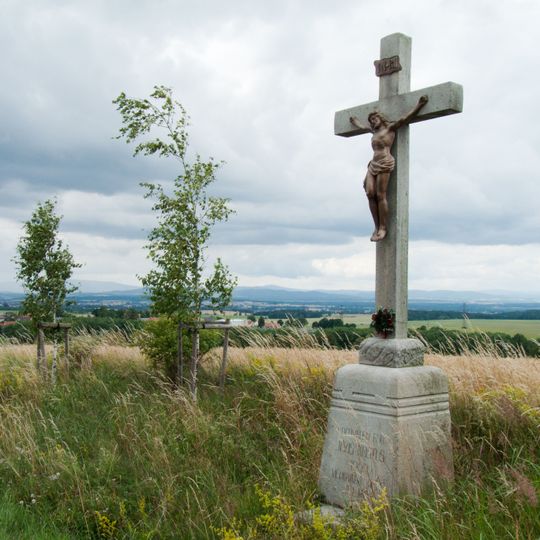 Kříž u silnice Jelmo-Libníč