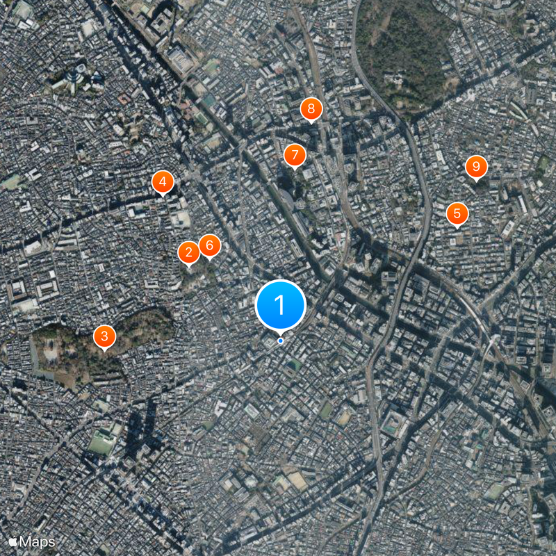 Fudōmae Station Map