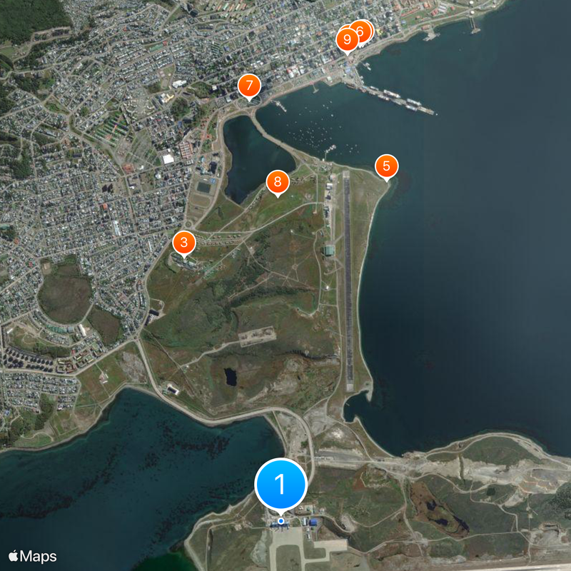 Ushuaia – Malvinas Argentinas International Airport Map