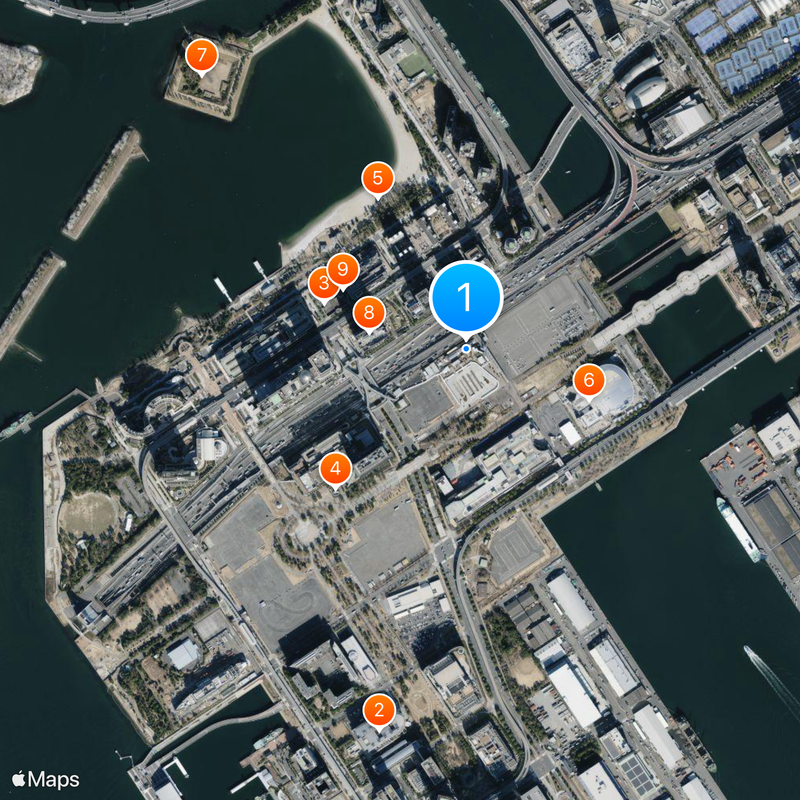 Tokyo Teleport Station Map