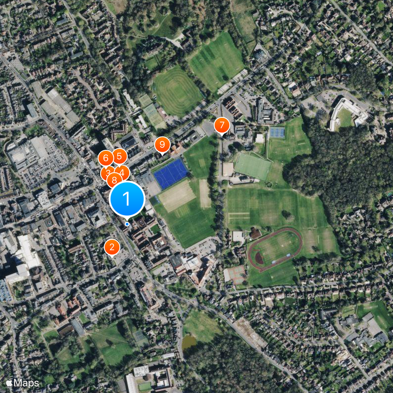 Brentwood School Map