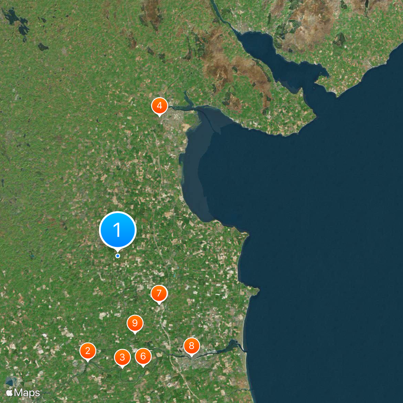 Comté de Louth Carte