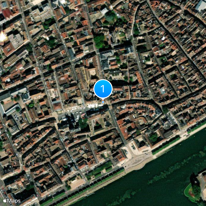 Chalon-sur-Saône Kaart