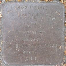 Stolperstein dedicated to Margaritha Kaftal