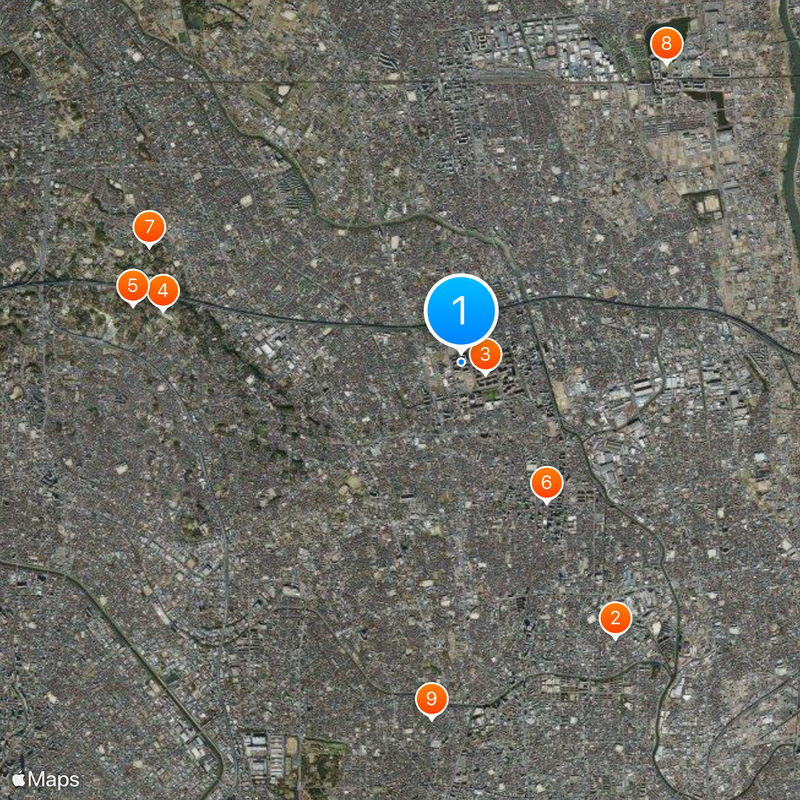 Matsubara Danchi Mappa