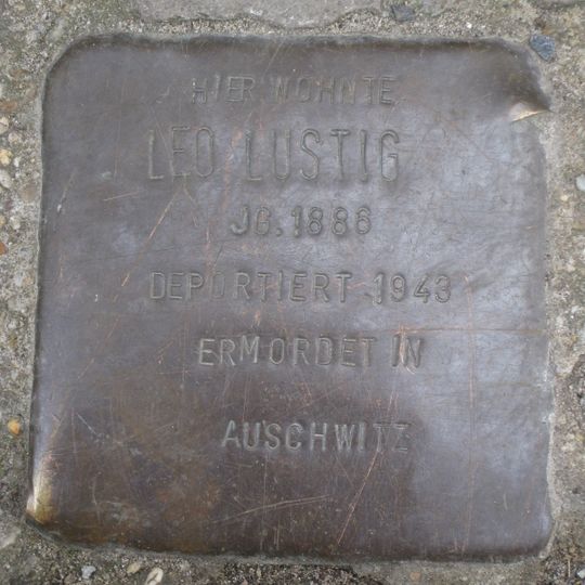 Stolperstein für Leo Lustig