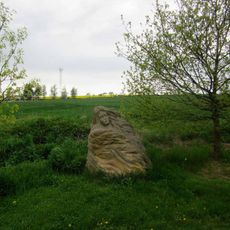 Socha severovýchodně od Kozojed u rozcestí