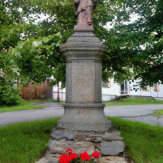 Socha svatého Jana Nepomuckého v Borotíně