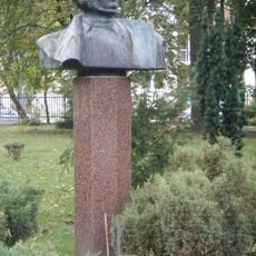 Bust of Adam Mickiewicz in Warsaw