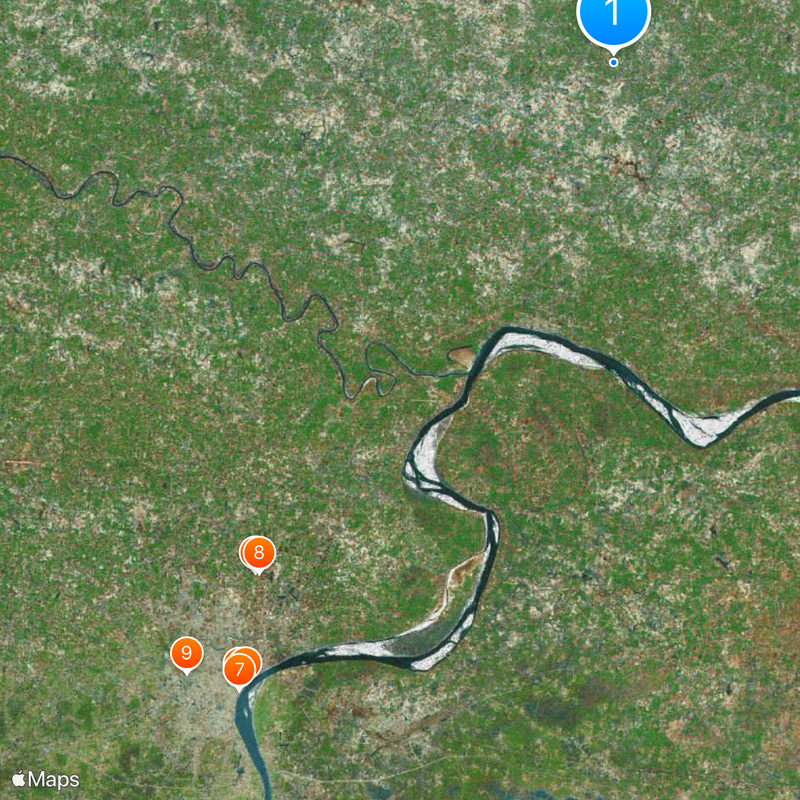 Chandra Prabha Sanctuary Map