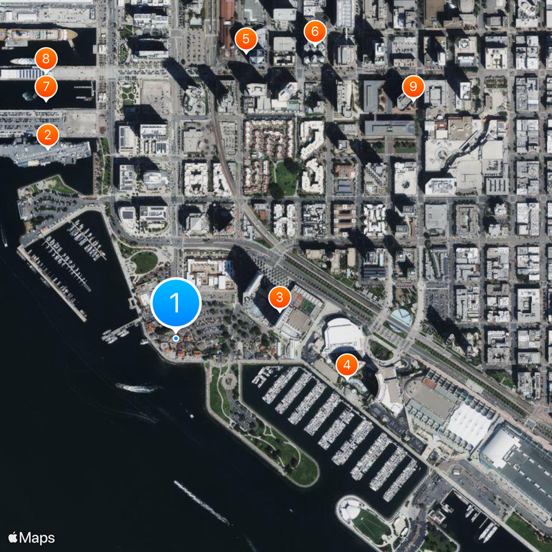 Seaport Village Map