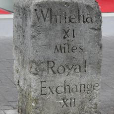 Milestone in Sutton High Street