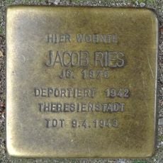 Stolperstein à la mémoire de Jacob Ries