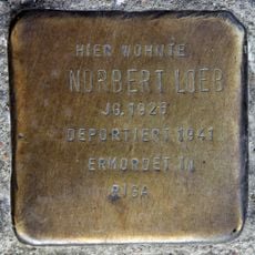 Stolperstein dedicated to Norbert Loeb