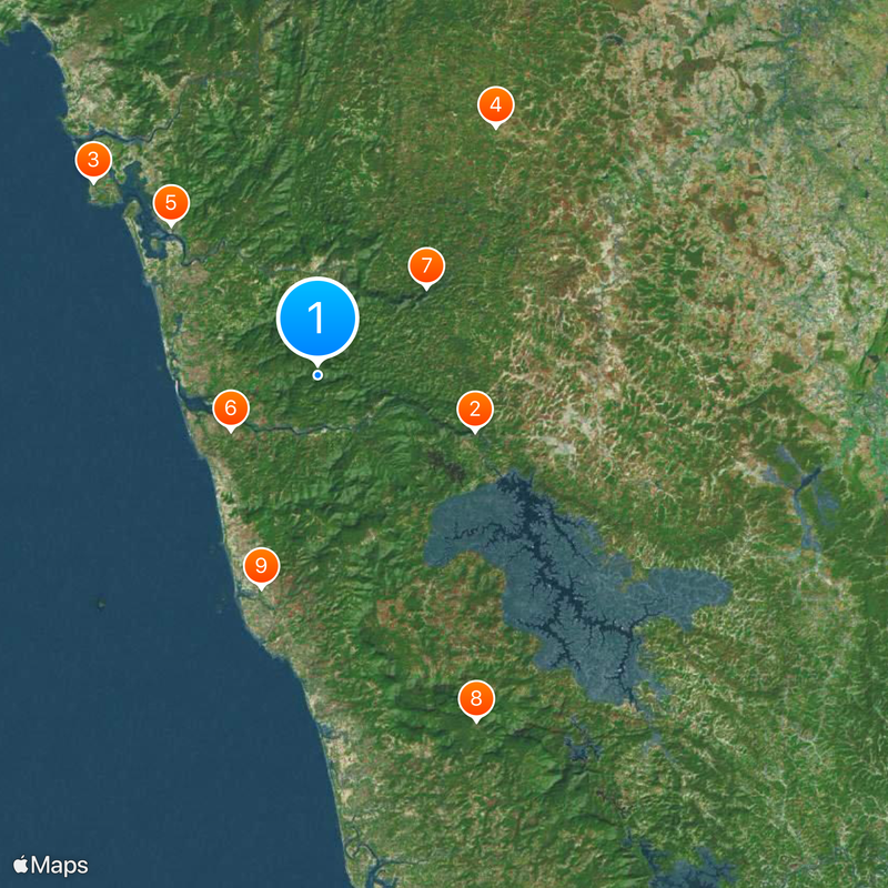 Sharavathi Map