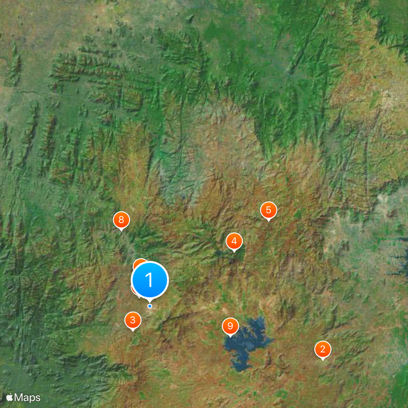 Regione del Nordovest Mappa