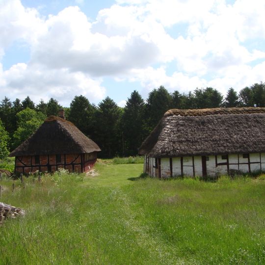 Gård fra Kølvrå på Frilandsmuseet