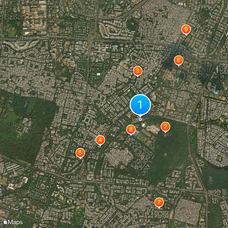 Gargi College Map
