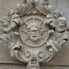 Trojičný stĺp, Trojička, kartuša I.