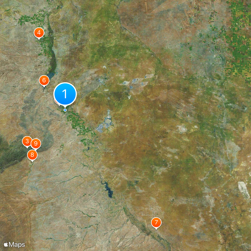 Waste Isolation Pilot Plant Map