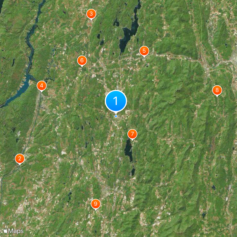 Green Mountain College Map