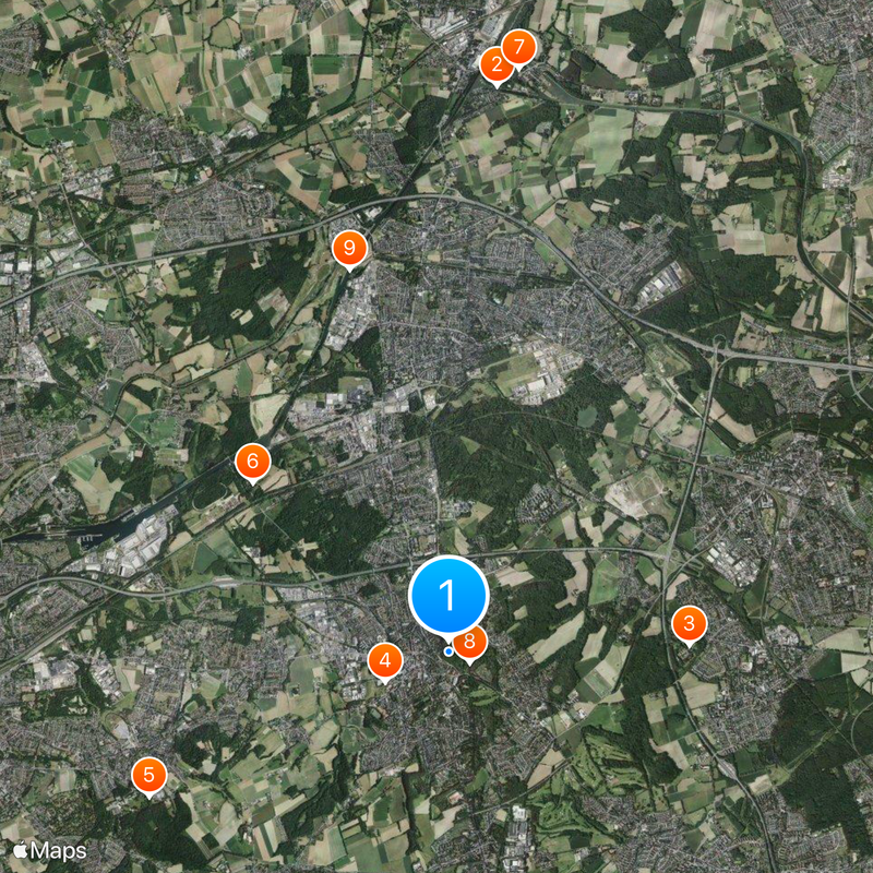 Castrop-Rauxel Mappa