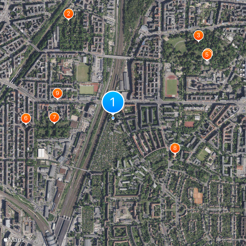 Schwerbelastungskörper Kaart