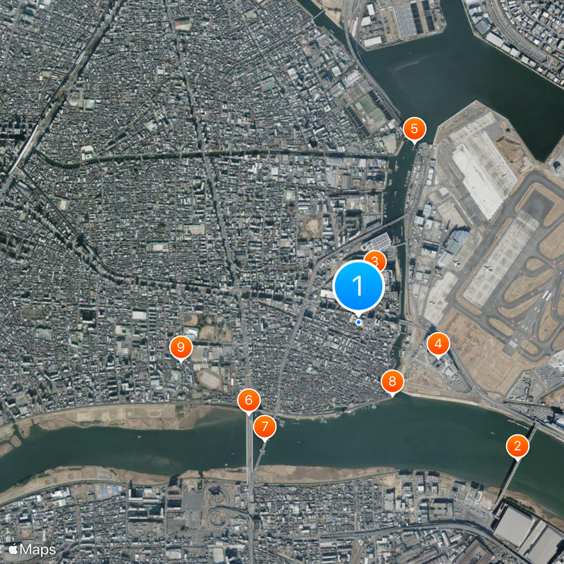 Anamori Inari Shrine Map