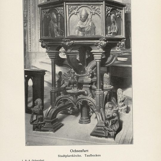 Baptismal font of St. Andreas
