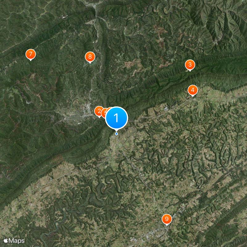 Lincoln Memorial University Map