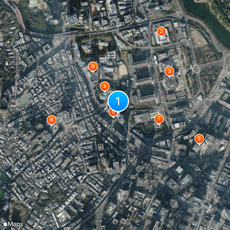Sanno Hotel Map