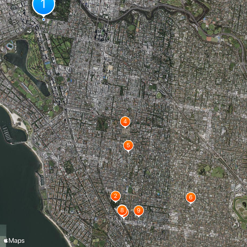 Melbourne Grammar School Map
