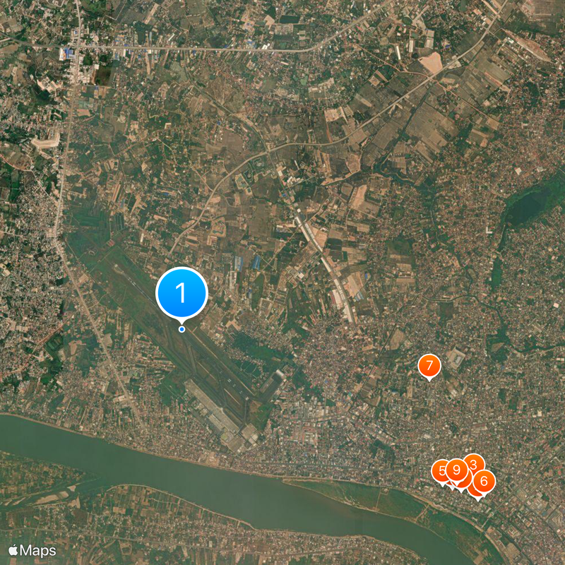 Aeroporto di Vientiane-Wattay Mappa